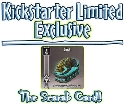 سرقة 10 دقائق: بطاقة العرض الترويجي The Wizard&#39;s Tower Scarab (Kickstarter Special) ملحق ألعاب Kickstarter Board Chronicle Games