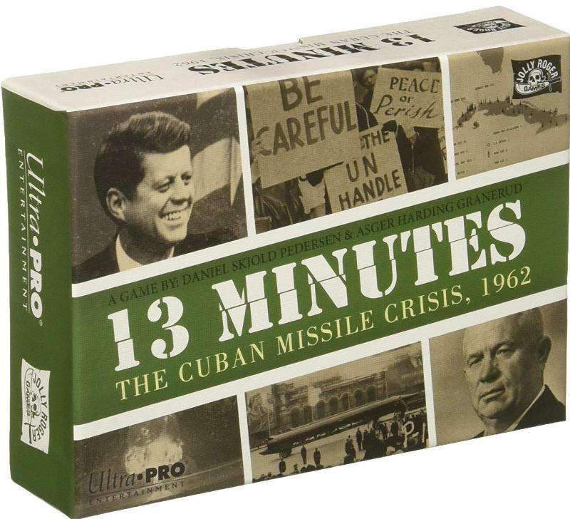 13 minutos: jogo de tabuleiro de varejo de crise de mísseis cubanos Jolly Roger Games