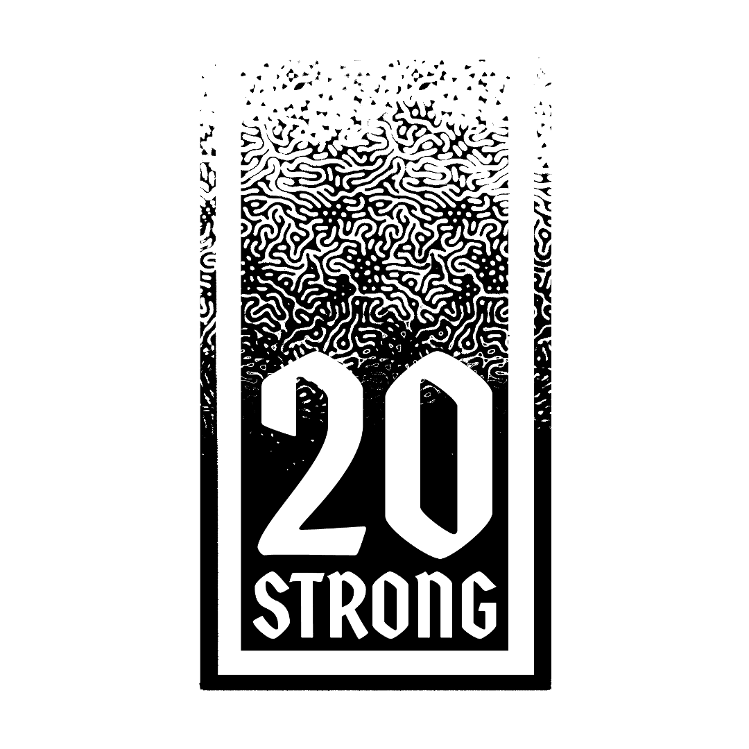 20 Strong: All-In Pledge Bundle (Kickstarter förbeställning Special) Kickstarter brädspel Chip Theory Games KS001340A