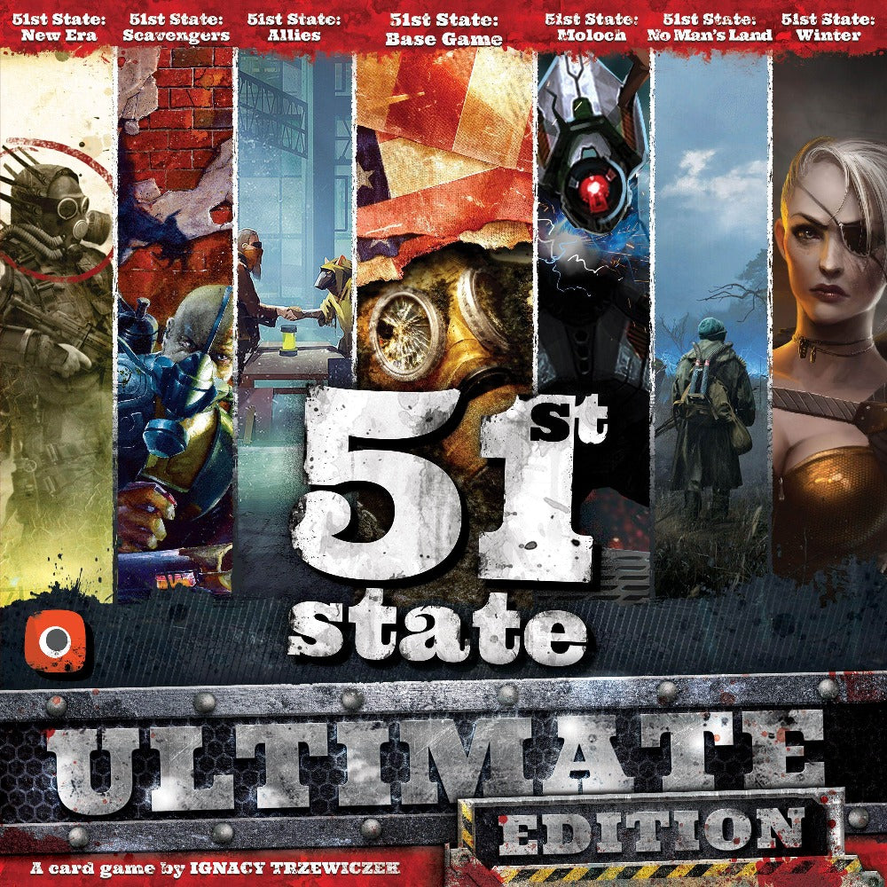 51st State : Ultimate Edition Bundle (소매 선주문 에디션) 킥 스타터 보드 게임 Portal Games KS001241A