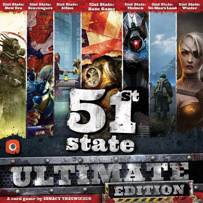 51. osavaltio: Ultimate Edition Bundle (vähittäiskaupan ennakkotilaus) Kickstarter Board Game Portal Games KS001241a
