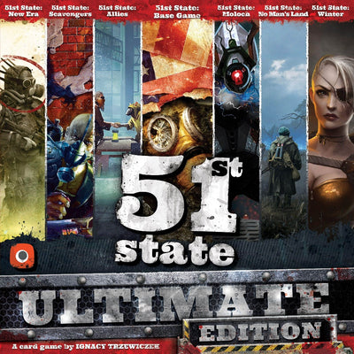51. állam: Ultimate Edition Bundle (kiskereskedelmi előrendelés) Kickstarter társasjáték Portal Games KS001241A