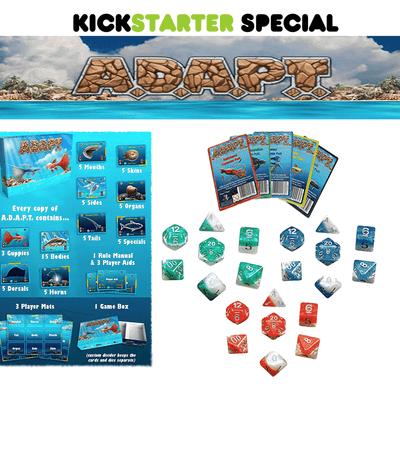 A.D.A.P.T. (Kickstarter Special) Kickstarter -korttipeli Gate Keeper Games