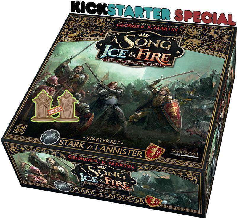 A Song of Ice and Fire House Stark Ruler and Dice Bag Kickstarter Board  Game Accessory - The Game Steward
