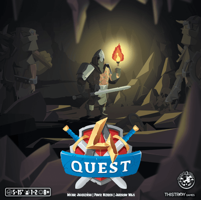 A4 Quest (Kickstarter Special) Kickstarter Board Game Board&amp;Dice KS800246A