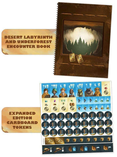 上方和下方：扩展版的代币和场景书（Kickstarter Special）Kickstarter棋盘游戏 Red Raven Games