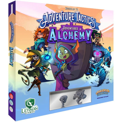 Adventure Tactics: Adventures in Alchemy Big Box Pack Placed Bundle (Kickstarter förbeställning Special) Kickstarter Board Game Expansion Letiman Games KS001102A
