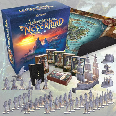 Adventures In Neverland: مجموعة Deluxe All-In Chronicler Pledge Bundle (طلب خاص لطلب مسبق من Kickstarter) لعبة Kickstarter Board Black Box Adventures KS001026A