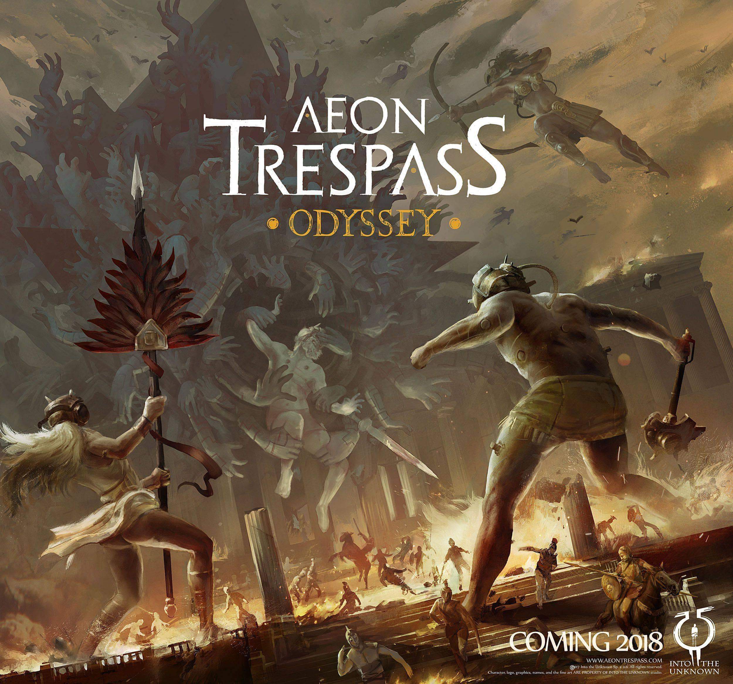 Aeon Trespass：Odyssey The 5 Cycle Pledge Bundle Kickstarterボード 