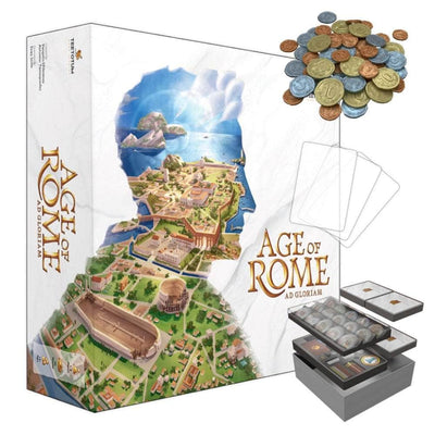 Age of Roma: Pacote Alling Pledge do Imperador (Kickstarter Pré-encomenda) Game de tabuleiro Kickstarter Teetotum Games KS001341A