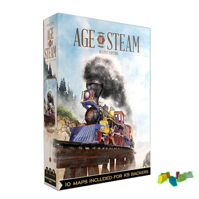 إصدار Age of Steam Deluxe Edition: Conductor Pledge (طلب خاص لطلب مسبق من Kickstarter) لعبة Kickstarter Board ألعاب Eagle-Gryphon