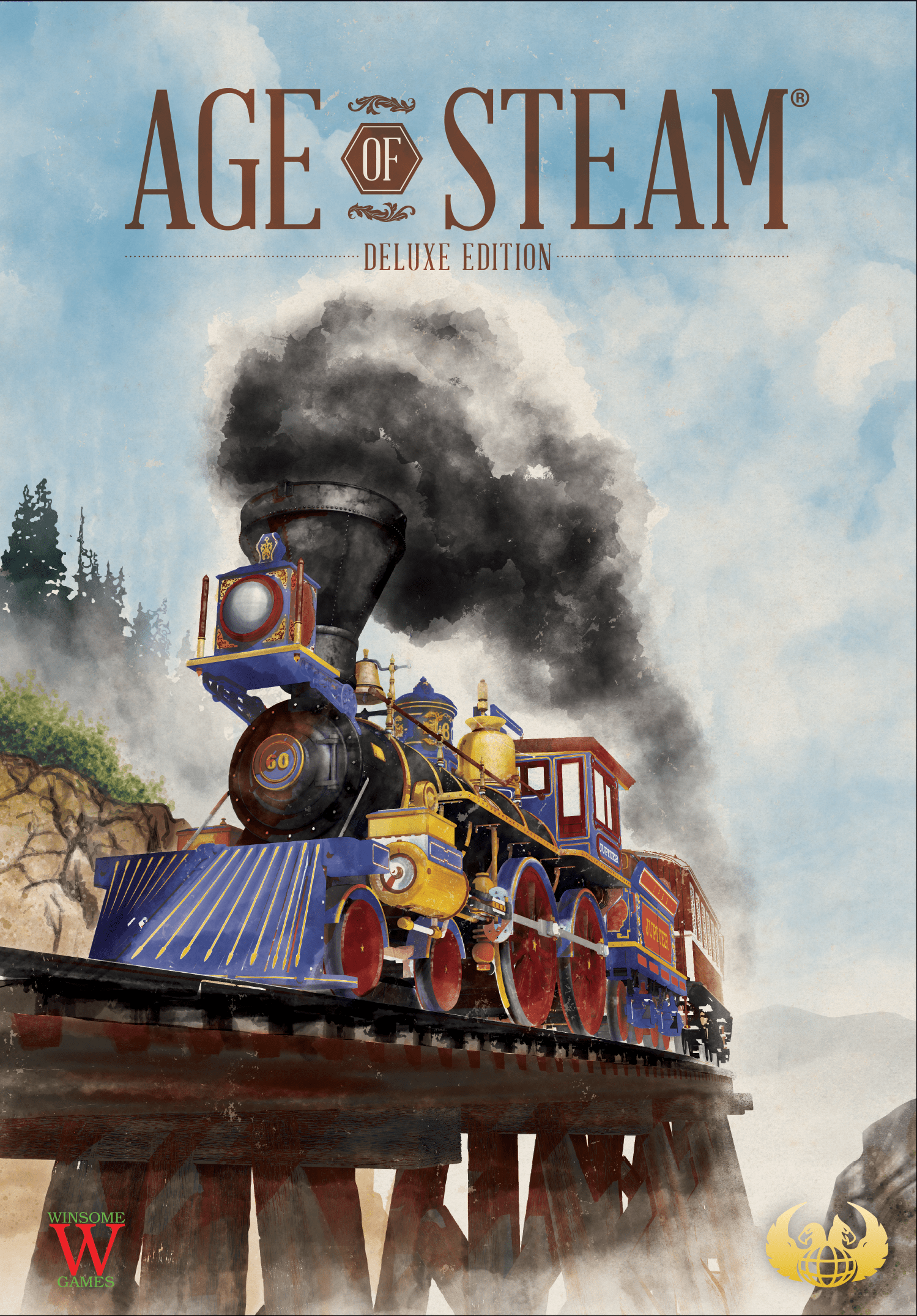Age of Steam Deluxe Editionコンダクターの誓約キックスターターボードゲーム The Game Steward
