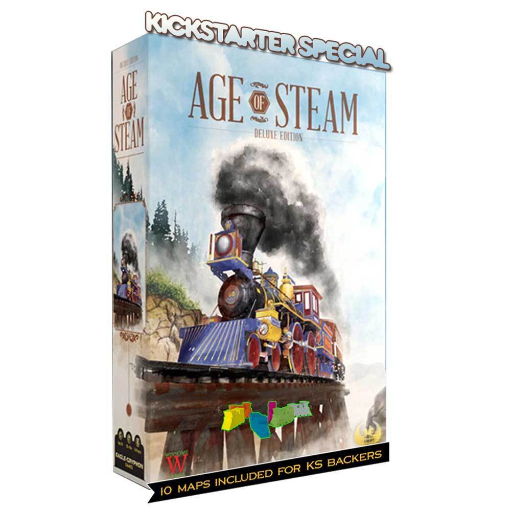 Age of Steam Deluxe Edição: Promessa de Condutor (Kickstarter Pré-encomenda especial) Jogos de guerra do Kickstarter Warfrog
