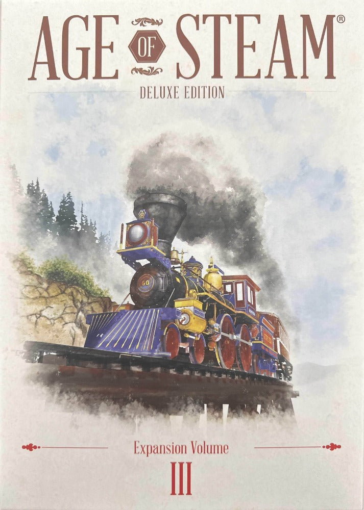 Age of Steam: Deluxe Edition Expansion Band III Bundle (Kickstarter-Vorbestellungsspezialitäten) Kickstarter-Brettspiel-Erweiterung Eagle Gryphon Games KS001343a