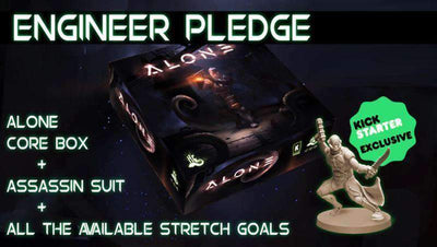 Ensam: Engineer Pledge (Kickstarter förbeställning Special) Kickstarter brädspel Horrible Games