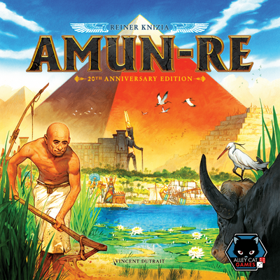 Amun Re: pacote de edição do 20º aniversário (Kickstarter pré-encomenda especial) jogo de tabuleiro Kickstarter Alley Cat Games KS001344A
