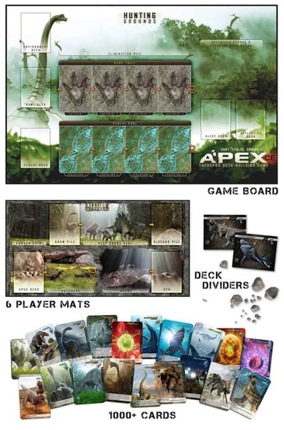 Apex Theropod: Bundle המהדורה שנאספה (Kickstarter Special) משחק קלפים של Kickstarter Outland Entertainment KS001017A