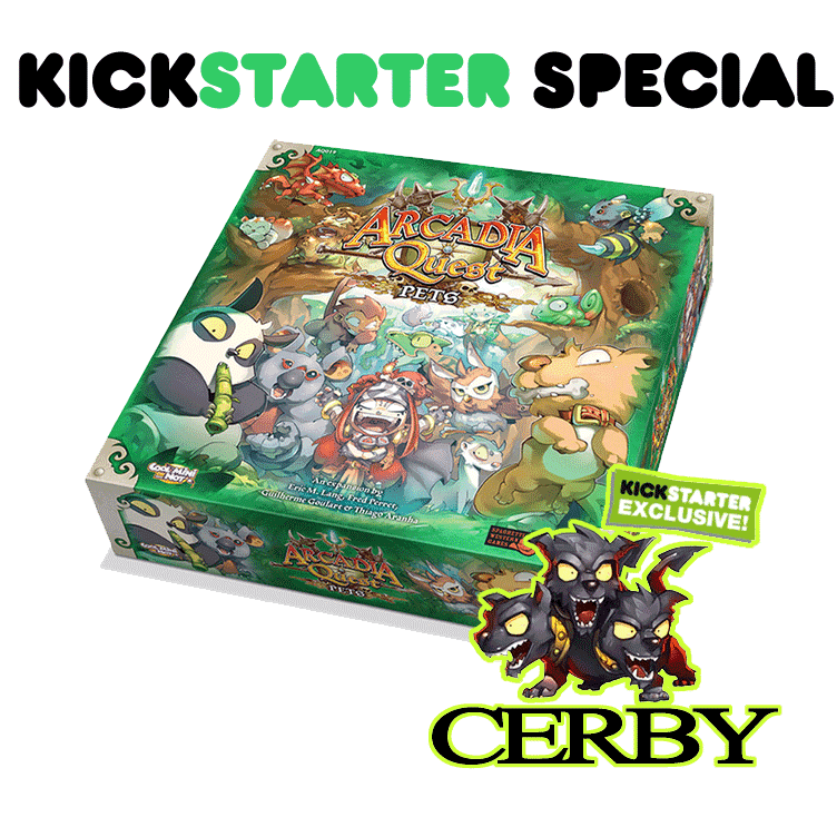 Arcadia Quest: Inferno Pet'S Expansion Kickstarter Board Game