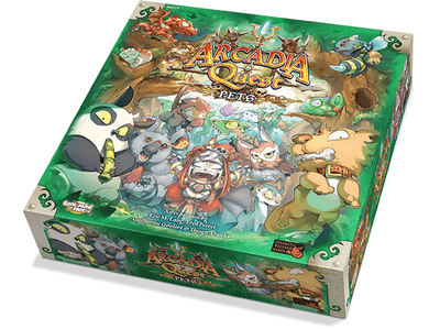Arcadia Quest: لعبة Inferno Pet's Expansion (Kickstarter Special) لعبة Kickstarter Board CMON محدود