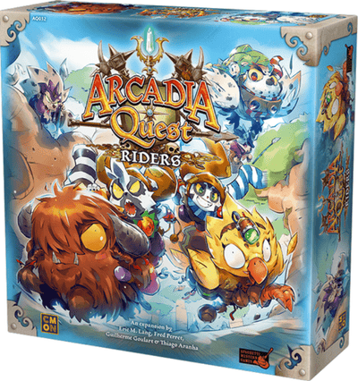 Arcadia Quest: Riders (Kickstarter förbeställning Special) Kickstarter brädspel CMON Begränsad