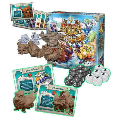 Arcadia Quest: Riders (Kickstarter Special) jogo de tabuleiro Kickstarter CMON Limitado