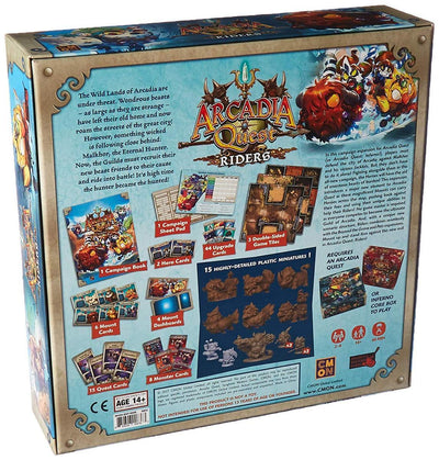 أركاديا كويست: رايدرز (Kickstarter Special) لعبة Kickstarter Board CMON محدود