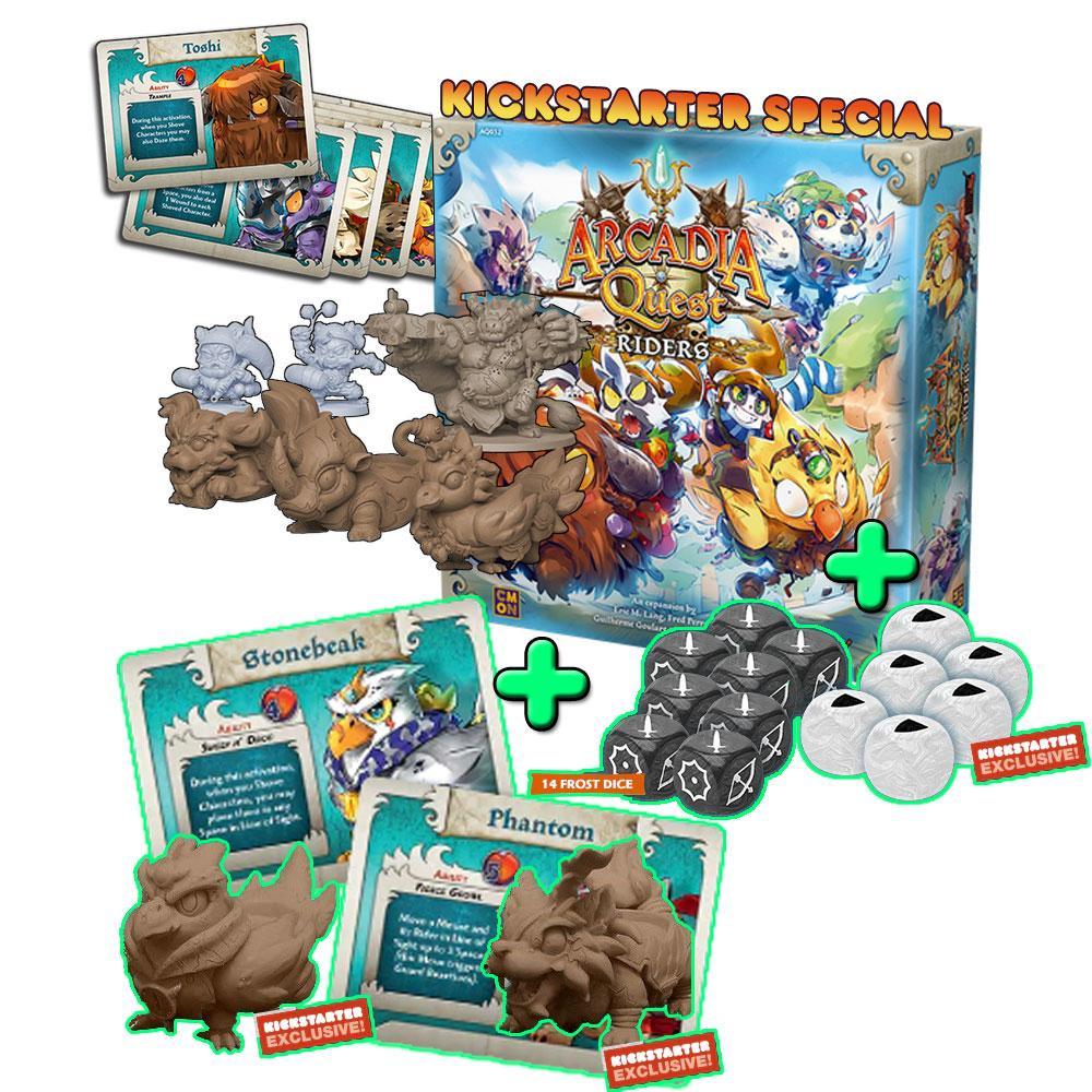 Arcadia Quest: Riders (Kickstarter Special) Kickstarter Board Game CMON Rajoitettu