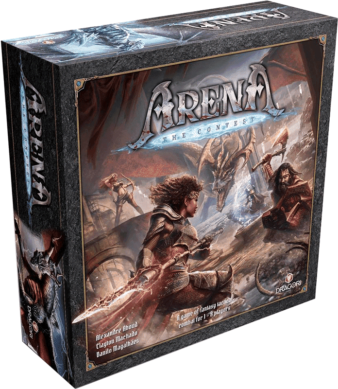 Arena The Contest: Volles Versprechen-Bündel (Kickstarter-Vorbestellungsspezialitäten) Kickstarter-Brettspiel Dragori Games
