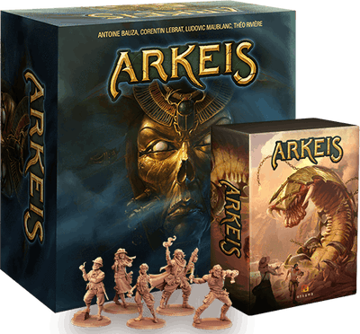Arkeis: Deluxe התחייבות חבילה (Kickstarter Special הזמנה מראש) משחק לוח קיקסטארטר Ankama Games KS000994A