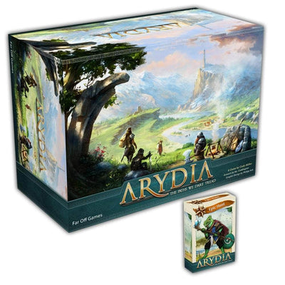 Arydia: Paths We Dare Tread Base Game Plus Epic Hunt Bundle (Kickstarter förbeställning Special) Kickstarter Board Game Far Off Games KS001122A