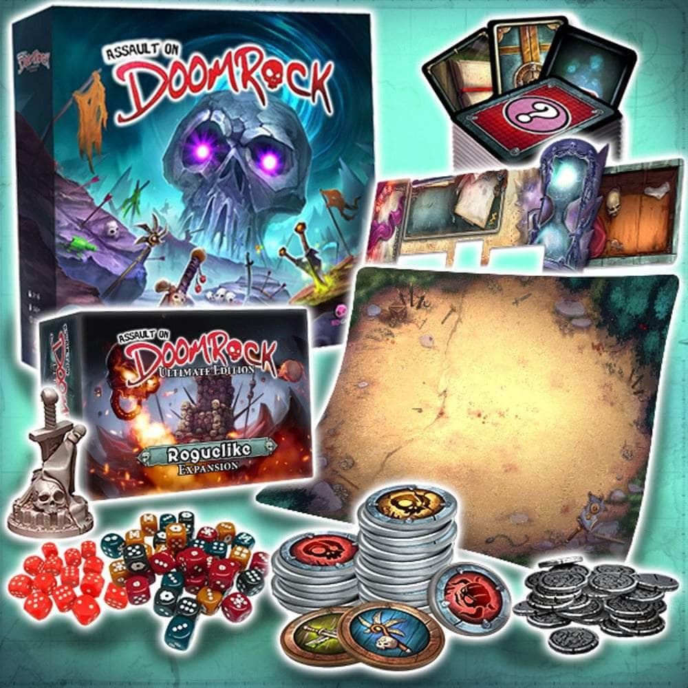 Assault On Doomrock: Ultimate Edition All-In Pledge of Doom Bundle (إصدار Kickstarter للطلب المسبق) لعبة Kickstarter Board Beautiful Disaster Games KS000294C