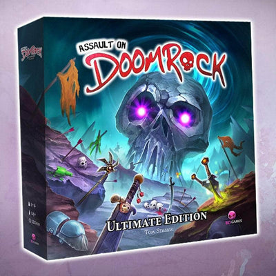 Angriff auf Doomrock: Ultimate Edition All-In-Versprechen von Doom Bundle (Kickstarterpre-Order Edition) Kickstarter-Brettspiel Beautiful Disaster Games KS000294c