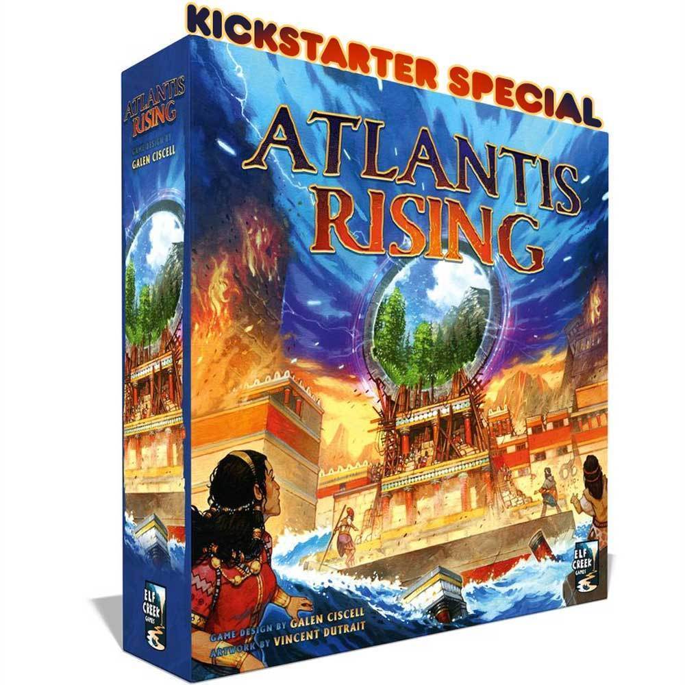Atlantis Rising: الإصدار الفاخر (طلب خاص لطلب مسبق من Kickstarter) من لعبة Kickstarter Board Elf Creek Games