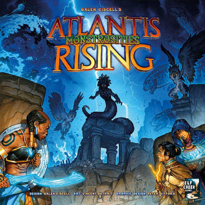 Atlantis Rising: Expansão de Monstruosidades (Kickstarter Pré-encomenda especial) Expansão do jogo de tabuleiro Kickstarter Elf Creek Games KS000923B