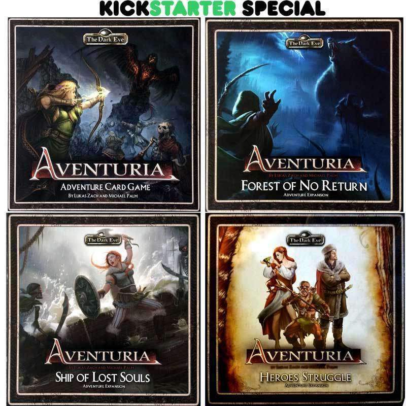 حزمة لعبة بطاقات المغامرة Aventuria (خاصة بـ Kickstarter) Ulisses Spiele KS000672
