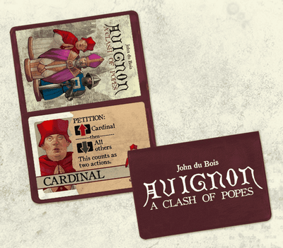 Avignon: un choque de papas (Kickstarter Special) Botón de juego de cartas de Kickstarter