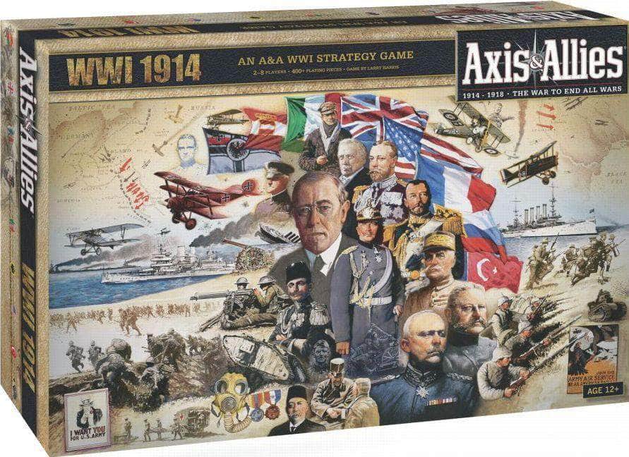 Axis & Allies: Wwi 1914 (Retail Edition) Retail Board Game Avalon Hill Games KS800354A