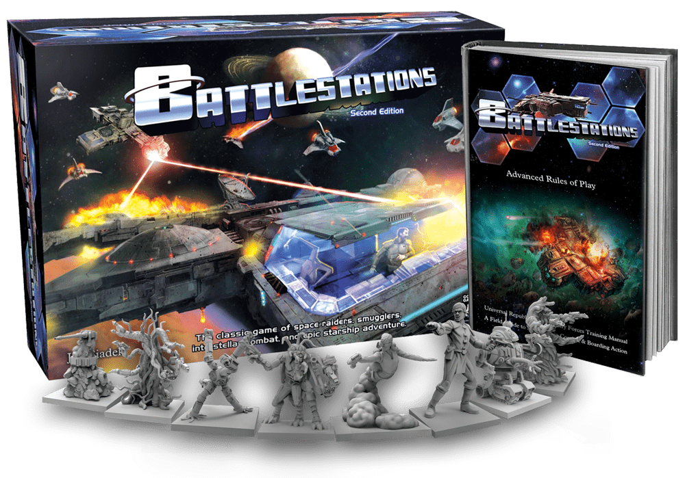 Battlestations: Segunda Edição (Kickstarter Special) jogo de tabuleiro Kickstarter Gorilla Games