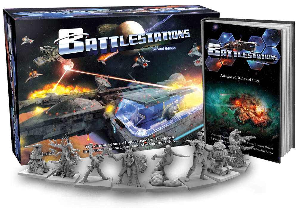 Battlestations: الإصدار الثاني (Kickstarter Special) من لعبة Kickstarter Board Gorilla Games