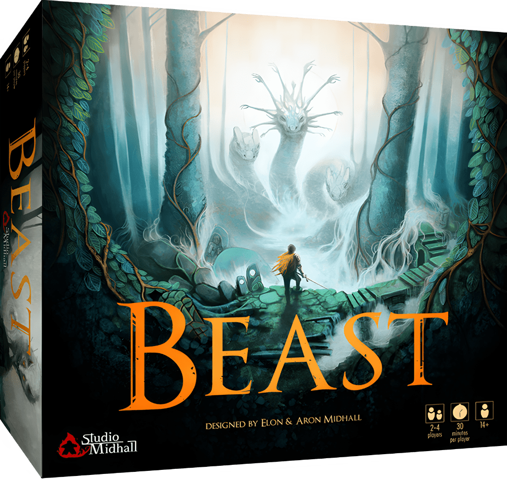 Beast: مجموعة العملات المعدنية Core Game Plus المعدنية (الطلب المسبق الخاص بـ Kickstarter) Kickstarter Board Game Studio Midhall KS001237A