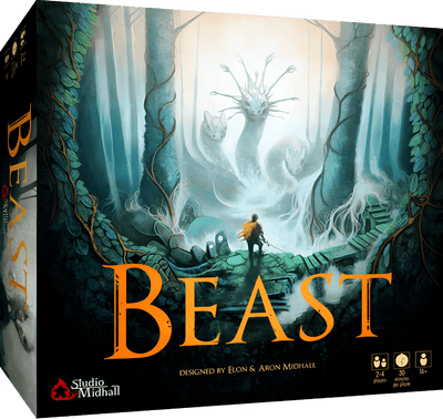 Beast: مجموعة العملات المعدنية Core Game Plus المعدنية (الطلب المسبق الخاص بـ Kickstarter) Kickstarter Board Game Studio Midhall KS001237A