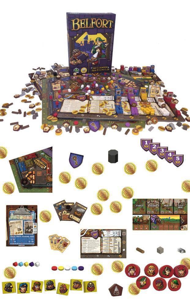 Belfort: 10-årsjubileumsutgåva Combo (Kickstarter förbeställning Special) Kickstarter Board Game Tasty Minstrel Games KS000947A
