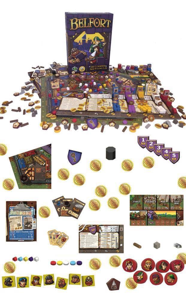 Belfort: 10. évforduló kiadás kombináció (Kickstarter Pre-megrendelés Special) Kickstarter társasjáték Tasty Minstrel Games KS000947A