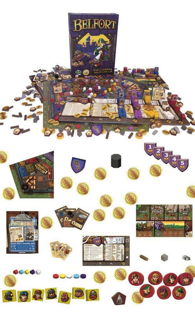 Belfort: 10th Anniversary Edition Combo (Kickstarter Pre-Order Special) Kickstarter Board Game Tasty Minstrel Games KS000947A