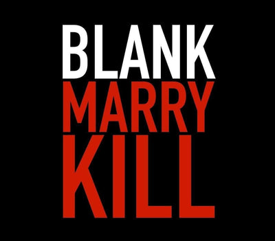 Blank Marry Kill Game การ์ดค้าปลีก Skybound Games