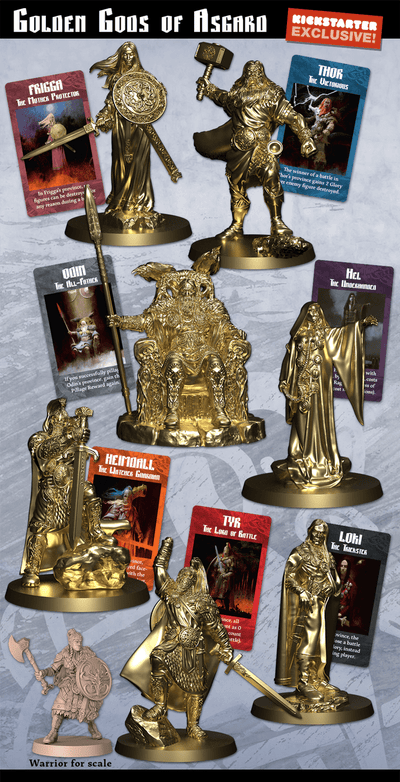 ΑΙΜΑΤΟΣ ΕΡΕΥΝΑ: Deluxe Gods of Asgard (Kickstarter Pre-Order Special) Kickstarter Accessory Game Accessory CMON Περιορισμένη KS000324E