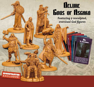 Blood Rage: Deluxe Gods of Asgard (Kickstarter förbeställning Special) Kickstarter Board Game Accessory CMON Begränsad KS000324E