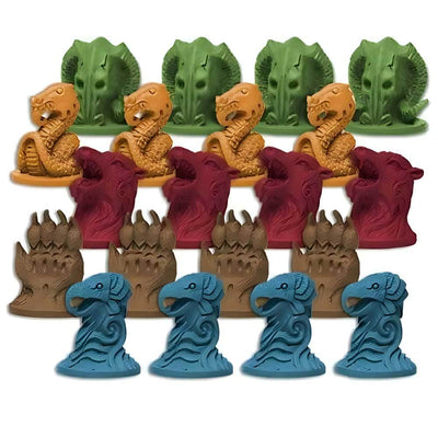RAGE DE SANGUE: Tokens esculpidos (especial de pré-encomenda do Kickstarter) Acessório do jogo de tabuleiro Kickstarter CMON KS000324H