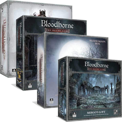 Bloodborne: Blood Moon Pled CMON Begrænset, blodbårne brætspil, spilene Steward Kickstarter Edition Shop, kampagnekortdrevet, samarbejdsspil CMON Begrænset