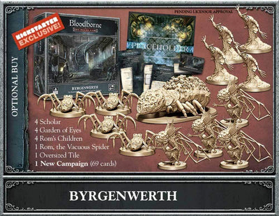 Bloodborne: Byrgenwerth Expansion (Kickstarter forudbestilling Special) Board Game Geek, Kickstarter Games, Games, Kickstarter Board Games, Board Games, Kickstarter Board Games Exputions, Board Games Exputions, CMON Begrænset, Bloodborne The Board Games - Byrgenwerth, The Games Steward Kickstarter Edition Shop CMON Begrænset